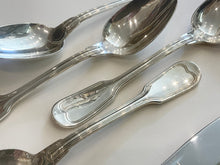 Load image into Gallery viewer, CHRISTOFLE OF FRANCE CHINON STERLING SILVER SET of 20 pcs.