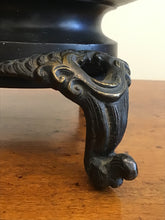Load image into Gallery viewer, ANTIQUE JAPANESE BRONZE VASE VESSEL W/ CRANES & BIRDS ~MEIJI PERIOD~ SIGNED