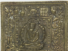 Load image into Gallery viewer, Tibetan Brass Shakti Yab Yum Plaque Mount Early 20th Century