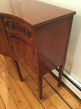 Load image into Gallery viewer, Antique Inlaid Mahogany Buffet Server with USS Constitution Pulls ~Salem, Mass~