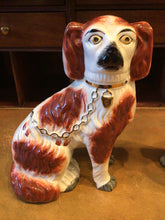 Load image into Gallery viewer, Antique Pair of Staffordshire Dogs
