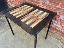 Load image into Gallery viewer, Antique Newport Backgammon Folding Table by George Vernon