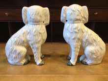 Load image into Gallery viewer, Antique Pair of Staffordshire Dogs