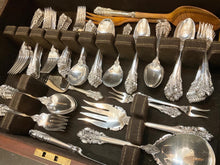 Load image into Gallery viewer, Wallace Grande Baroque Sterling Silver Flatware Set 103 pcs.