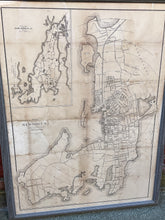 Load image into Gallery viewer, Original Map of Newport, RI circa 1875