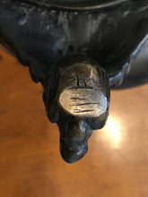 Load image into Gallery viewer, ANTIQUE JAPANESE BRONZE VASE VESSEL W/ CRANES & BIRDS ~MEIJI PERIOD~ SIGNED