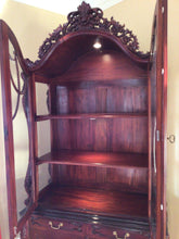 Load image into Gallery viewer, Carved China Hutch Display Cabinet