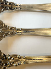 Load image into Gallery viewer, GORHAM STERLING SILVER SET “CHANTILLY” 94 pcs. IN HEART SHAPED CHEST