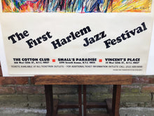 Load image into Gallery viewer, First Harlem Jazz Festival Poster by Kamil Kubik 1978