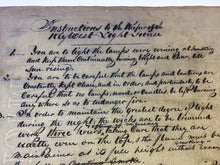 Load image into Gallery viewer, 1848 KEY WEST FLORIDA LIGHTHOUSE KEEPER INSTRUCTIONS DOCUMENT ~BARBARA MABRITY~