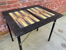 Load image into Gallery viewer, Antique Newport Backgammon Folding Table by George Vernon