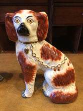 Load image into Gallery viewer, Antique Pair of Staffordshire Dogs