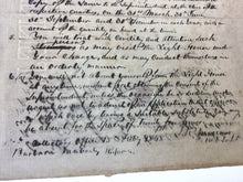 Load image into Gallery viewer, 1848 KEY WEST FLORIDA LIGHTHOUSE KEEPER INSTRUCTIONS DOCUMENT ~BARBARA MABRITY~