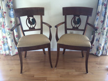 Load image into Gallery viewer, Pair of Designer Rooster Side Chairs from Newport Estate