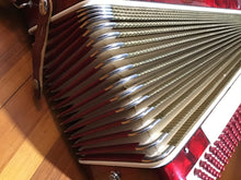 Load image into Gallery viewer, Scandalli of Italy Red Pearlized Accordion in Case