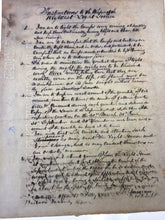 Load image into Gallery viewer, 1848 KEY WEST FLORIDA LIGHTHOUSE KEEPER INSTRUCTIONS DOCUMENT ~BARBARA MABRITY~