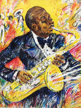 Load image into Gallery viewer, First Harlem Jazz Festival Poster by Kamil Kubik 1978