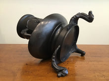 Load image into Gallery viewer, ANTIQUE JAPANESE BRONZE VASE VESSEL W/ CRANES & BIRDS ~MEIJI PERIOD~ SIGNED