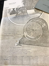 Load image into Gallery viewer, Vintage Chelsea Ship’s Clock Model L-40