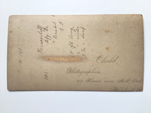 Load image into Gallery viewer, Antique CV Card Photograph of Herreshoff Boat 1883
