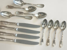 Load image into Gallery viewer, CHRISTOFLE OF FRANCE CHINON STERLING SILVER SET of 20 pcs.