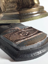 Load image into Gallery viewer, ANTIQUE 1870’s FIGURAL BUFFALO BISON SEAL PRESS EMBOSSER ~AMERICAN WEST ERA~