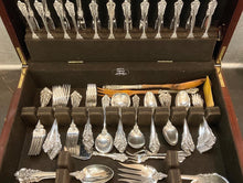 Load image into Gallery viewer, Wallace Grande Baroque Sterling Silver Flatware Set 103 pcs.