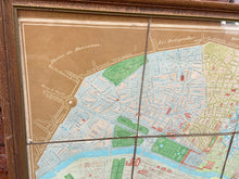 Load image into Gallery viewer, Antique Plan of Paris in Relief circa 1842
