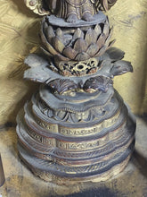 Load image into Gallery viewer, Japanese Black Lacquer Butsudan Buddha Altar with Gold Gilt Interior