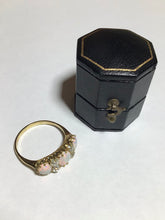 Load image into Gallery viewer, Antique Opal & Diamonds 18ct Yellow Gold Ring in Box ~Size 9.5~