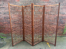 Load image into Gallery viewer, Mid Century Modern Teak Room Divider Screen
