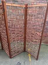 Load image into Gallery viewer, Mid Century Modern Teak Room Divider Screen
