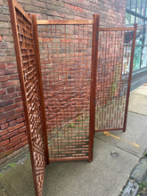 Load image into Gallery viewer, Mid Century Modern Teak Room Divider Screen
