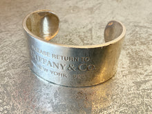 Load image into Gallery viewer, Tiffany &amp; Co. Sterling Silver Cuff Bracelet
