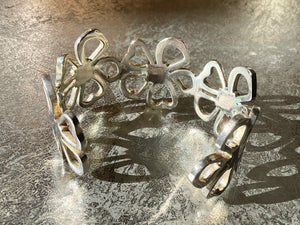 Tiffany & Co. Sterling Silver “Hibiscus” Cuff Bracelet by Elsa Peretti