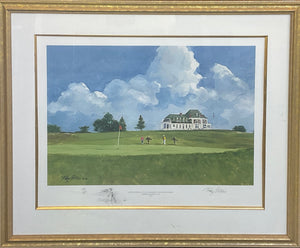 Newport Country Club Lithograph by Ray Ellis 1995