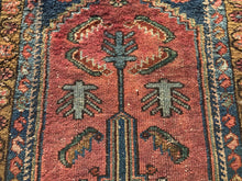 Load image into Gallery viewer, Antique Persian Hamadan Rug 4’ x 2’
