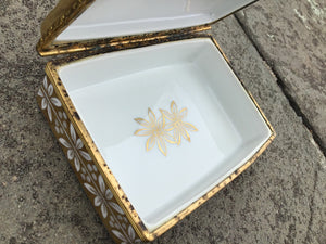 Antique Limoges Private Hock Porcelain Box For Tiffany & Co.