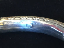 Load image into Gallery viewer, Chinese Silver 19th Century Rattan Bangle Bracelet
