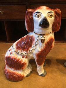 Antique Pair of Staffordshire Dogs