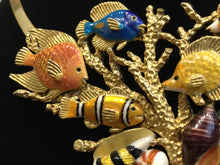 Load image into Gallery viewer, Enamel Over 18k Gold Sea Life Necklace by Kabana
