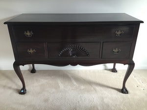Antique Ball & Claw Buffet Server by Kaplan of Boston