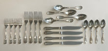 Load image into Gallery viewer, CHRISTOFLE OF FRANCE CHINON STERLING SILVER SET of 20 pcs.
