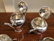 Load image into Gallery viewer, French Sterling Silver TETE a TETE Tea Set
