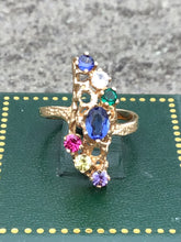 Load image into Gallery viewer, 1940’s Tutti Frutti 14k Gold Ladies Ring
