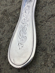 Antique French Sterling Silver Shoe Horn