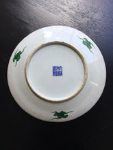 Load image into Gallery viewer, Chinese Green Double Dragons Charger Plate ~Circa 1900~
