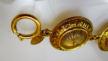 Load image into Gallery viewer, Vintage Chanel Medallions Gold Plated Bracelet
