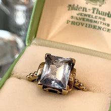 Load image into Gallery viewer, Aquamarine 10k Gold Ring Retailed by Tilden Thurber
