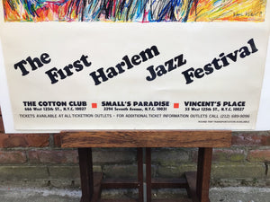 First Harlem Jazz Festival Poster by Kamil Kubik 1978